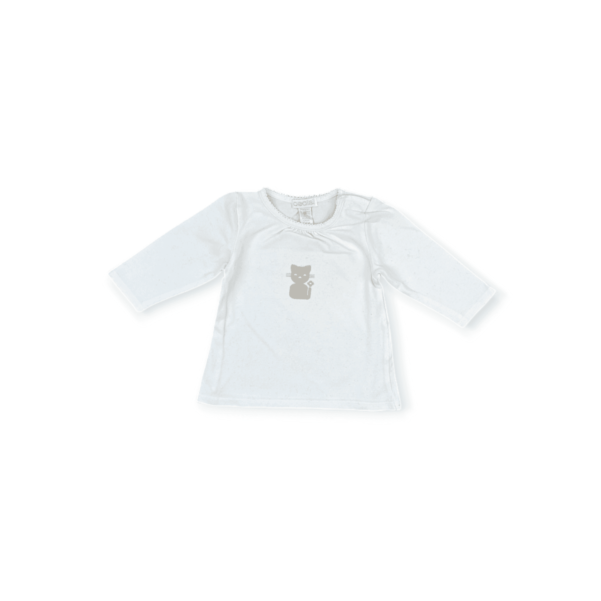 T-shirt longues manches Okaïdi 50 - 1 mois, 56 - 2 mois t-shirt-longues-manches, t-shirt okaidi 50, 56 - Freeperie