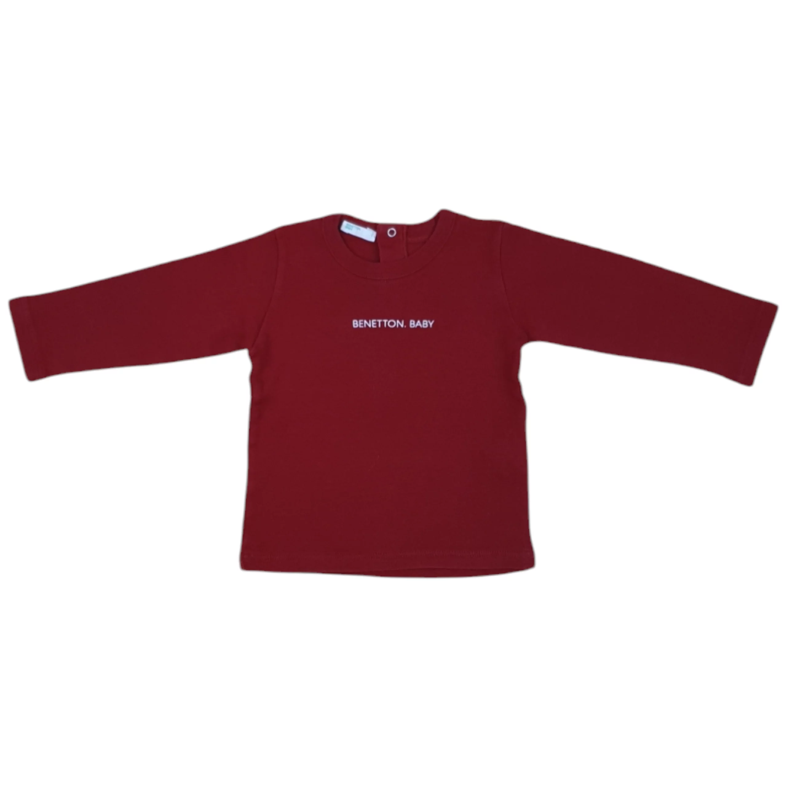 T-shirt longues manches Benetton 68 - 6 mois, 74 - 9 mois t-shirt-longues-manches, t-shirt benetton 68, 74 - Freeperie